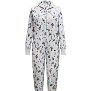 Family Pajamas Womens Sleepwear Festive Trees Overalls